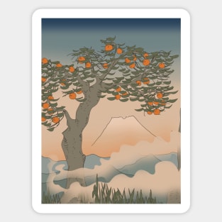 Japanese Orange Tree Sticker